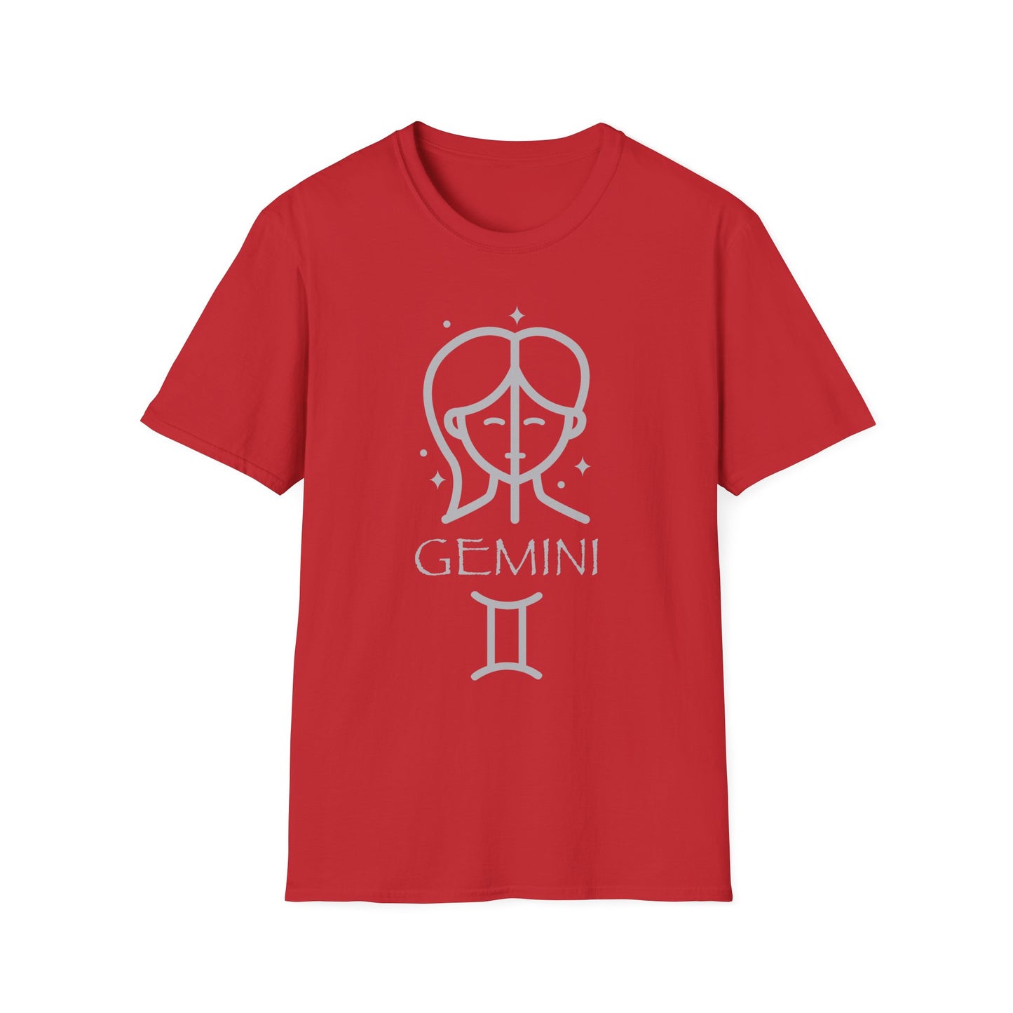 Gemini Zodiac Illustration T-Shirt | Gemini Symbol Tee