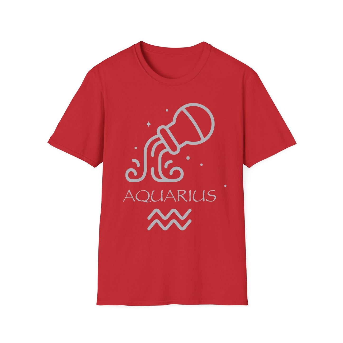 Aquarius Water Bearer Zodiac Symbol T-Shirt | Astrology