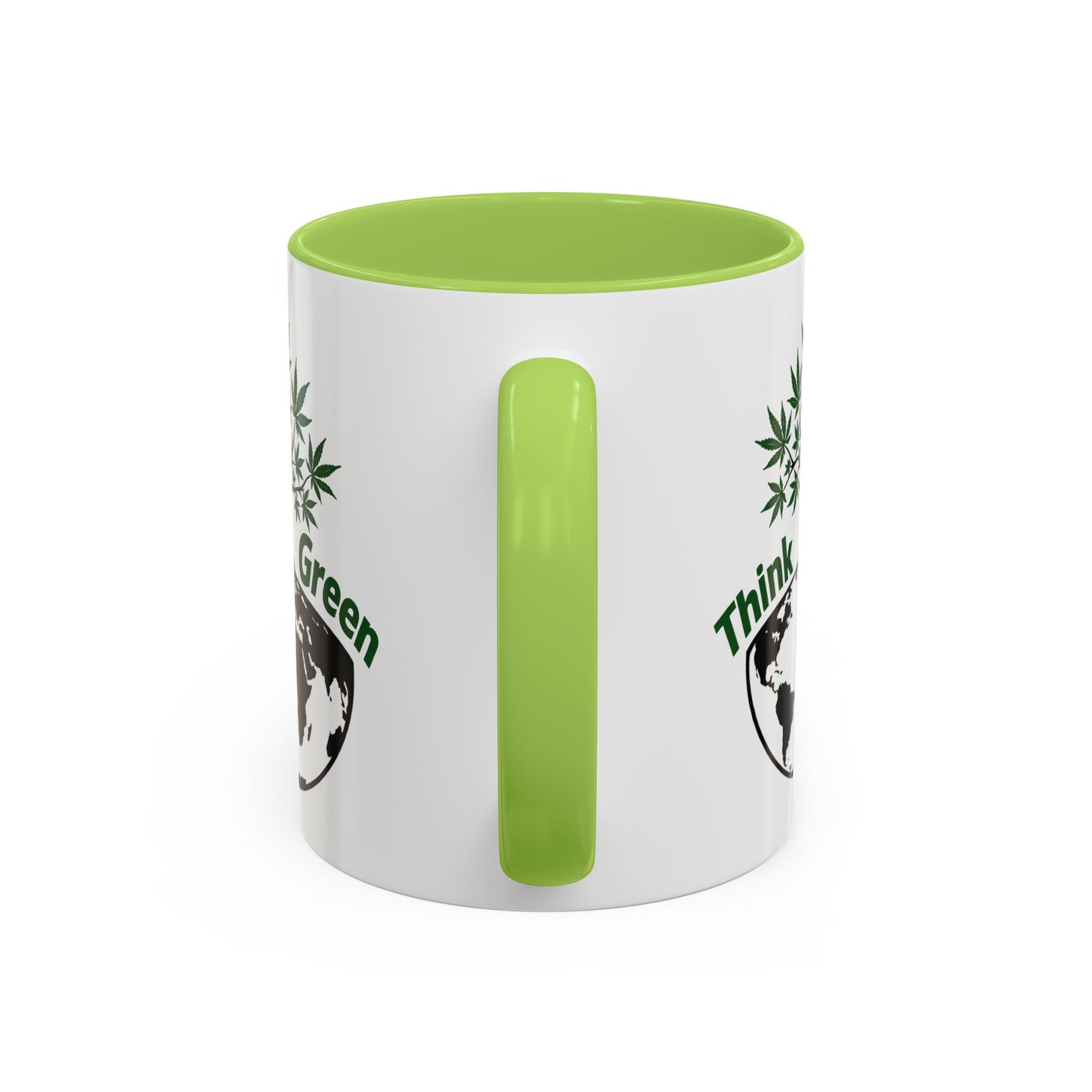 Think Green Tree Earth mug | Accent Coffee Mug 11oz 15oz
