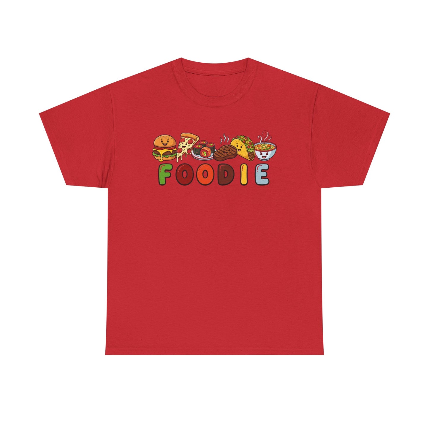 Foodie shirt | Food Lovers | Pizza, Burger, Sushi, Steak, Taco, Soup Tee