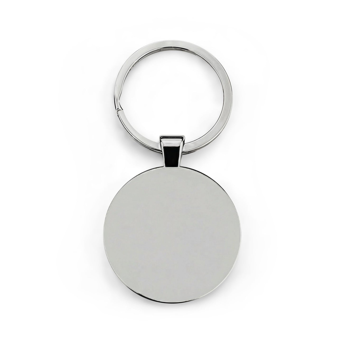 Little Italy's Ristorante Round Stainless Steel Keychain | Ormond Beach | Italian American Flag Logo