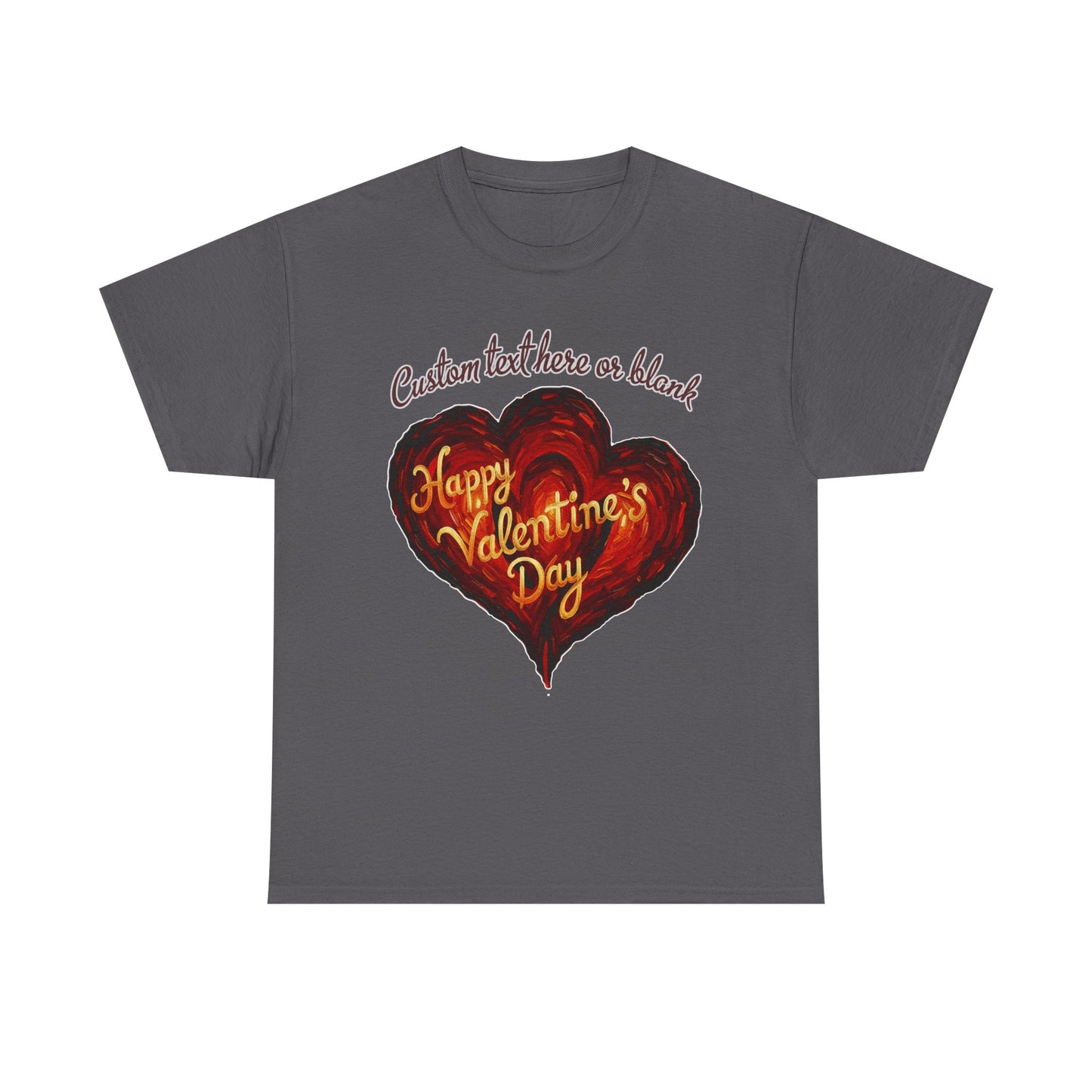 Valentines Day CUSTOMIZABLE | Van Gogh style heart | Personalized T-shirt