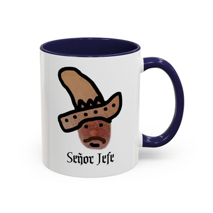 Señor Jefe Sombrero face accent coffee mug | 11oz | Buy Me!
