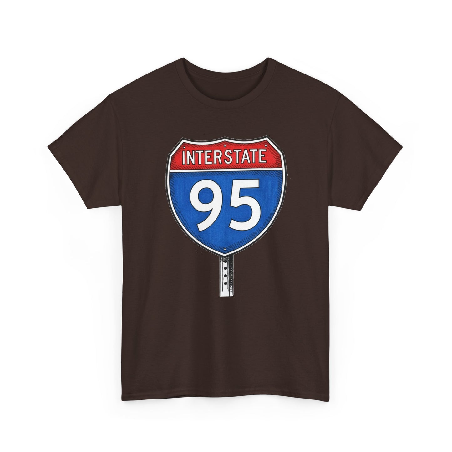 Interstate 95 Sign Tee | Vintage Urban Graphic I95 T-shirt