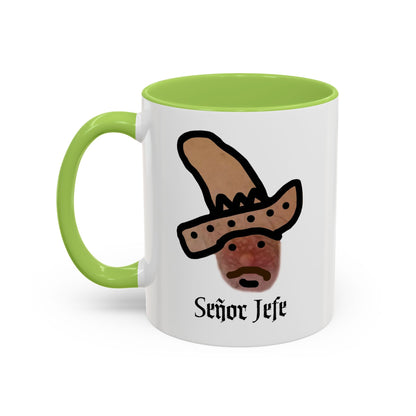 Señor Jefe Sombrero face accent coffee mug | 11oz | Buy Me!
