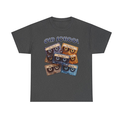 Old School Cassette Mix Tape Tee | Retro Music Vintage Audio Design