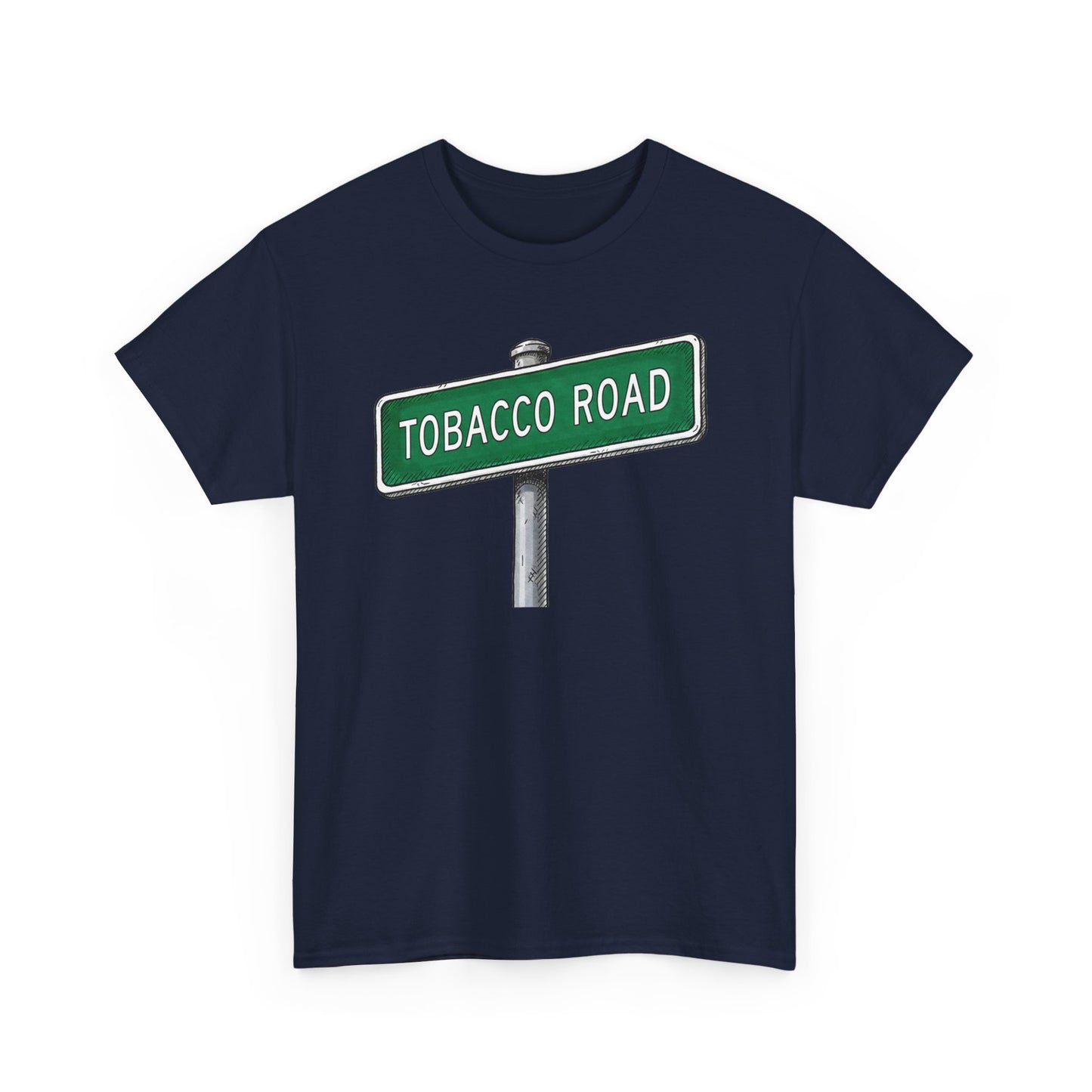 Tobacco Road Street Sign Tee | Vintage Urban Graphic Tee