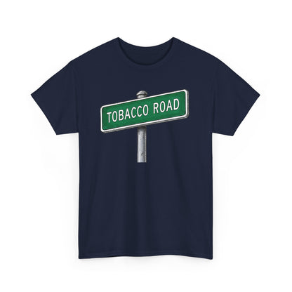 Tobacco Road Street Sign Tee | Vintage Urban Graphic Tee