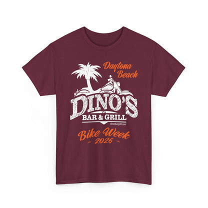 1-Sided Tee | Bike Week 2026 | Dino's Bar & Grill | Daytona Beach