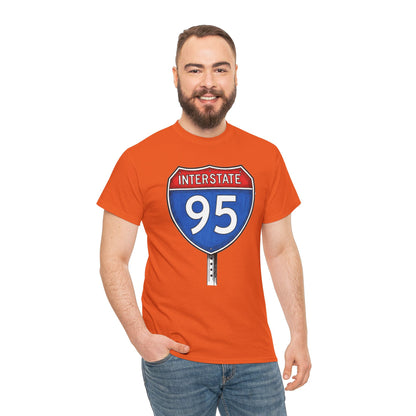 Interstate 95 Sign Tee | Vintage Urban Graphic I95 T-shirt