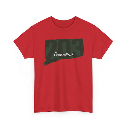 Connecticut Area Code 203 Tee | Graphic State CT T-shirt