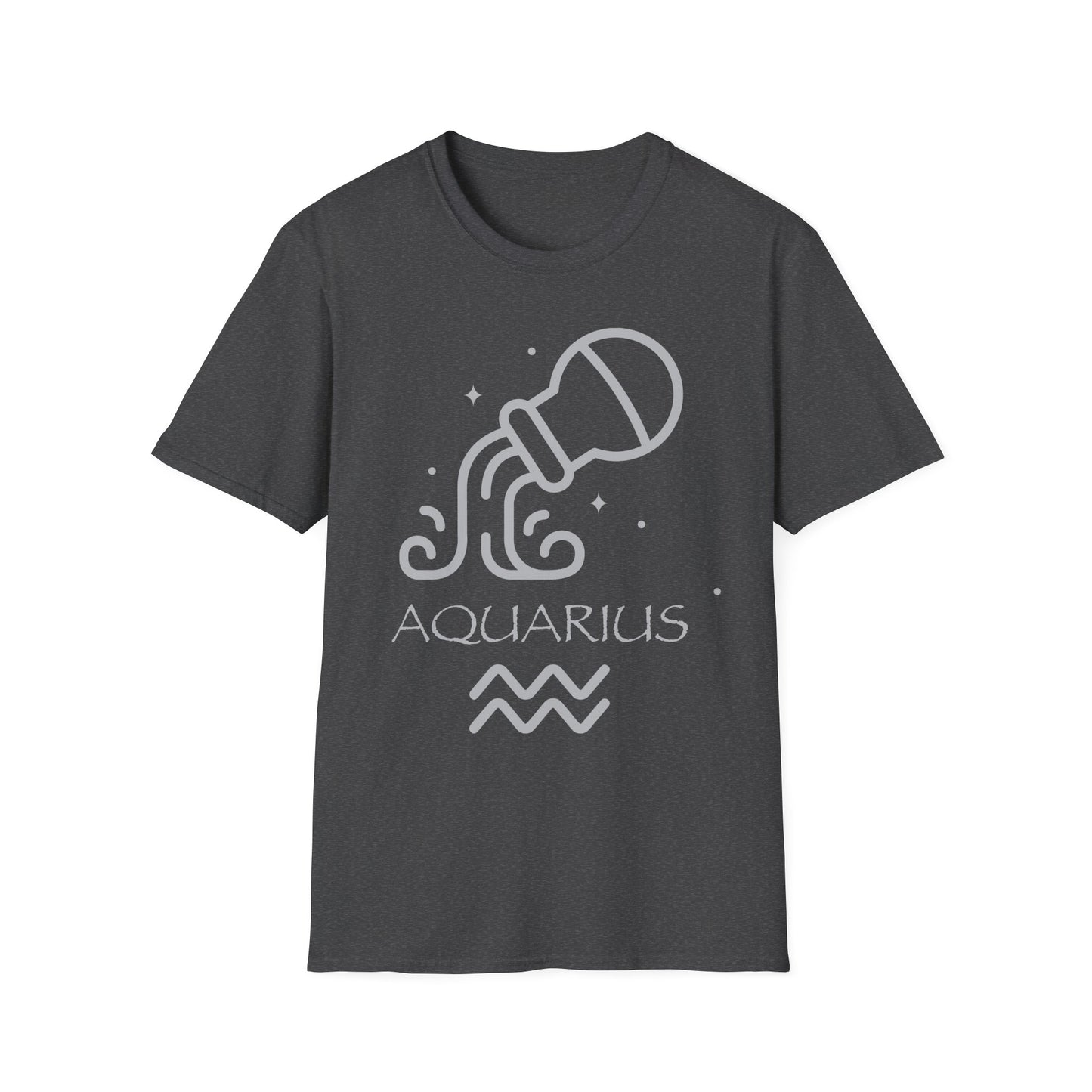 Aquarius Water Bearer Zodiac Symbol T-Shirt | Astrology