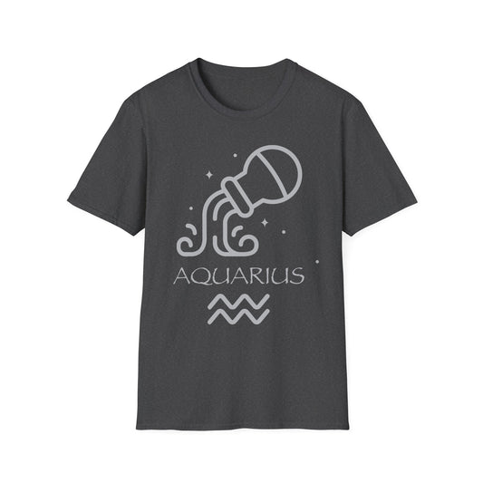 Aquarius Water Bearer Zodiac Symbol T-Shirt | Astrology
