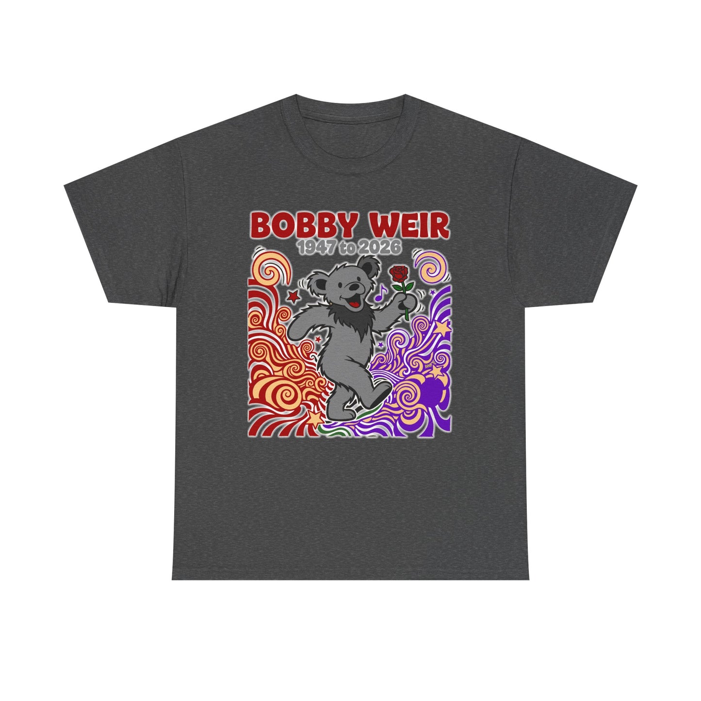 Bobby Weir Dead Bear T-Shirt | 1947-2026 Memorial Graphic Tee