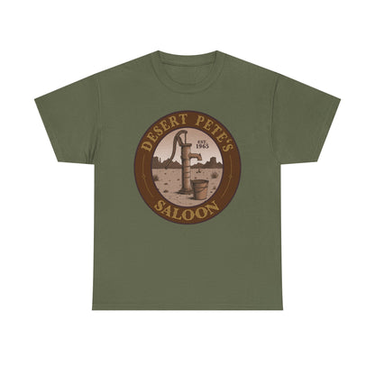 Desert Petes Saloon Kingston Trio inspired Tee sepia | Old Western Desert Pump