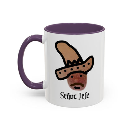 Señor Jefe Sombrero face accent coffee mug | 11oz | Buy Me!