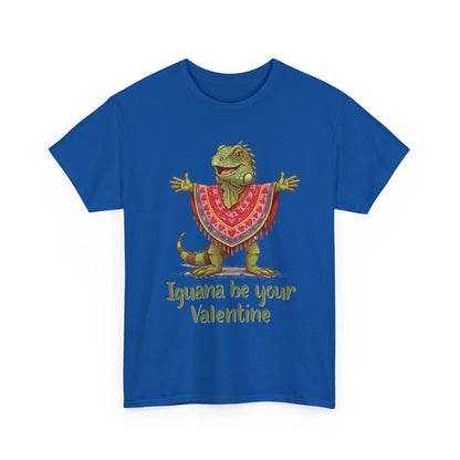Valentines Day ! "Iguana be your Valentine" Tee | Happy Iguana in Heart Poncho | Valentines Gift