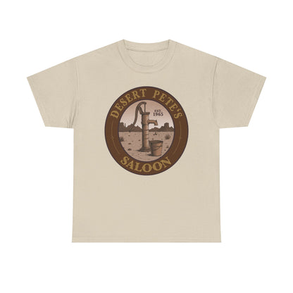 Desert Petes Saloon Kingston Trio inspired Tee sepia | Old Western Desert Pump