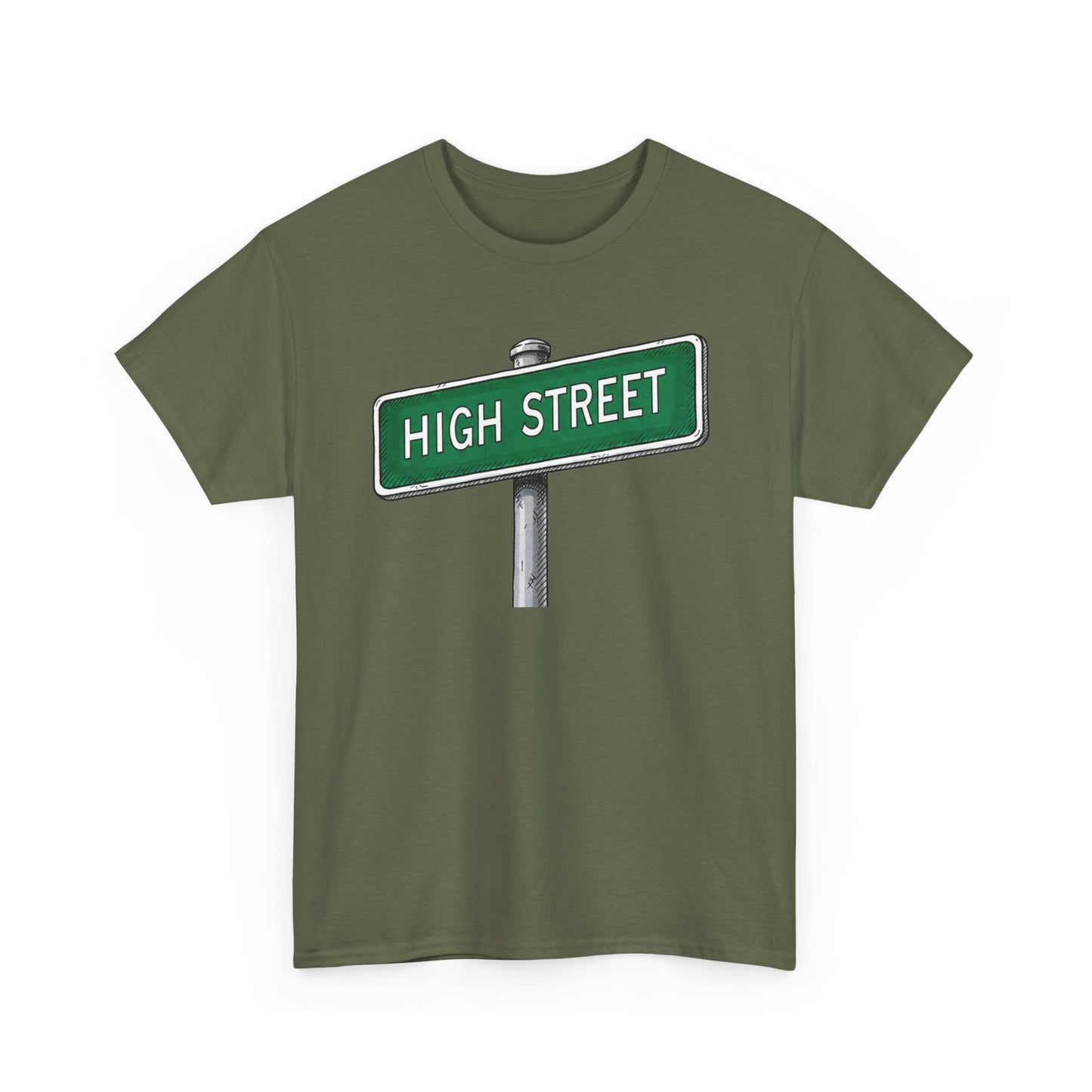 High Street Sign Tee | Vintage Urban Graphic Tee