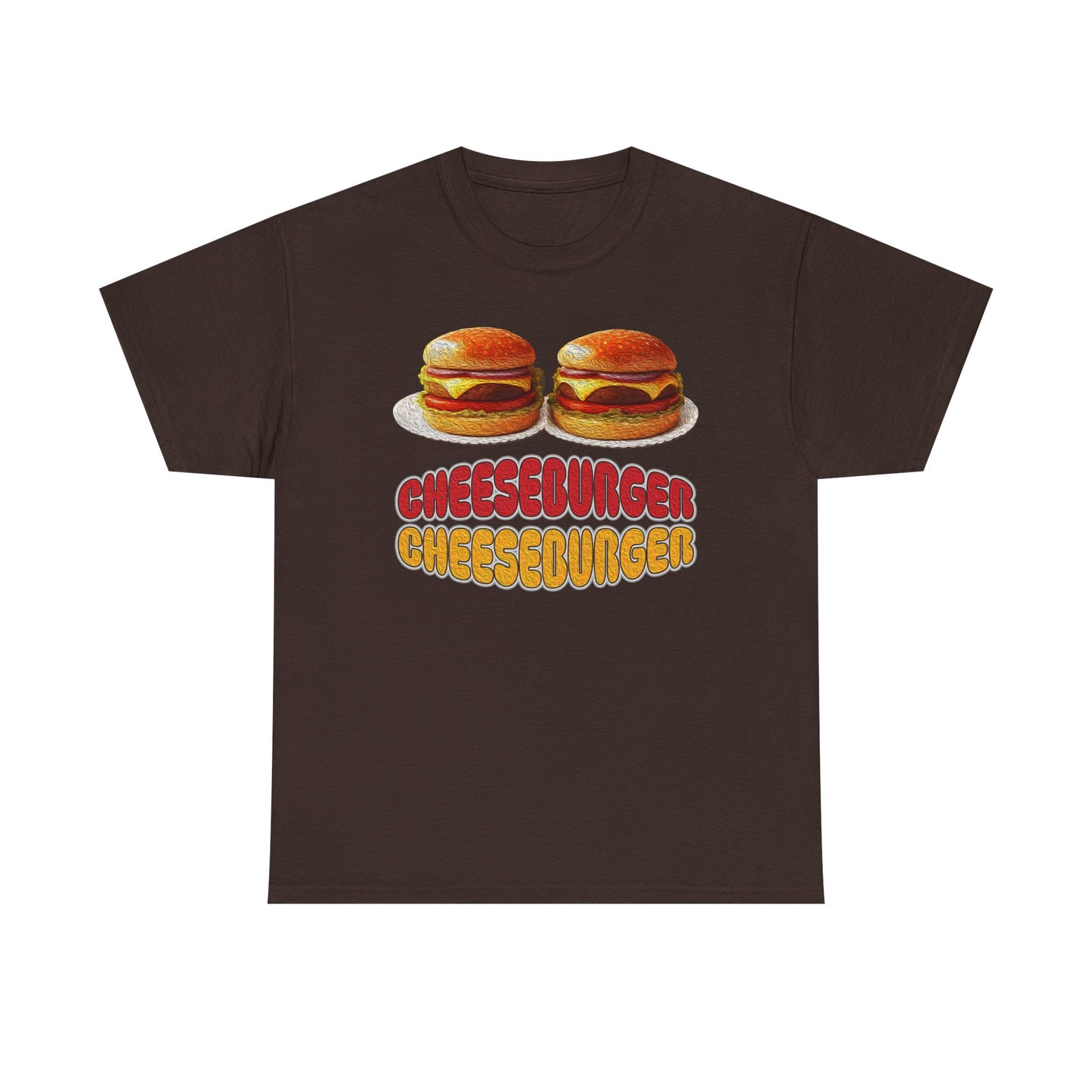Cheeseburger Cheeseburger Tee | Retro Food Graphic