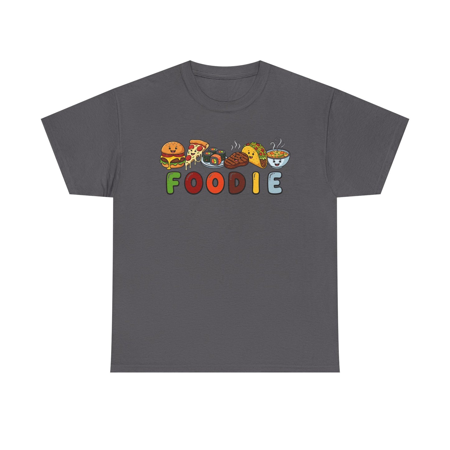 Foodie shirt | Food Lovers | Pizza, Burger, Sushi, Steak, Taco, Soup Tee
