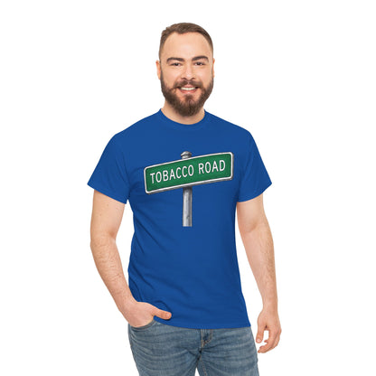 Tobacco Road Street Sign Tee | Vintage Urban Graphic Tee