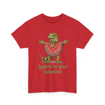 Valentines Day ! "Iguana be your Valentine" Tee | Happy Iguana in Heart Poncho | Valentines Gift