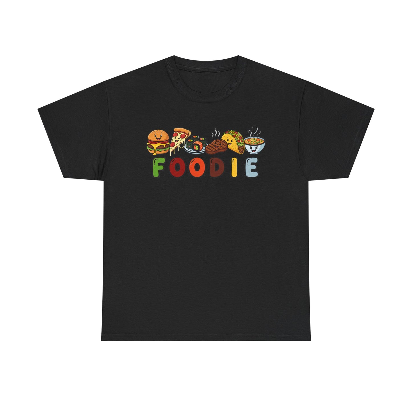 Foodie shirt | Food Lovers | Pizza, Burger, Sushi, Steak, Taco, Soup Tee