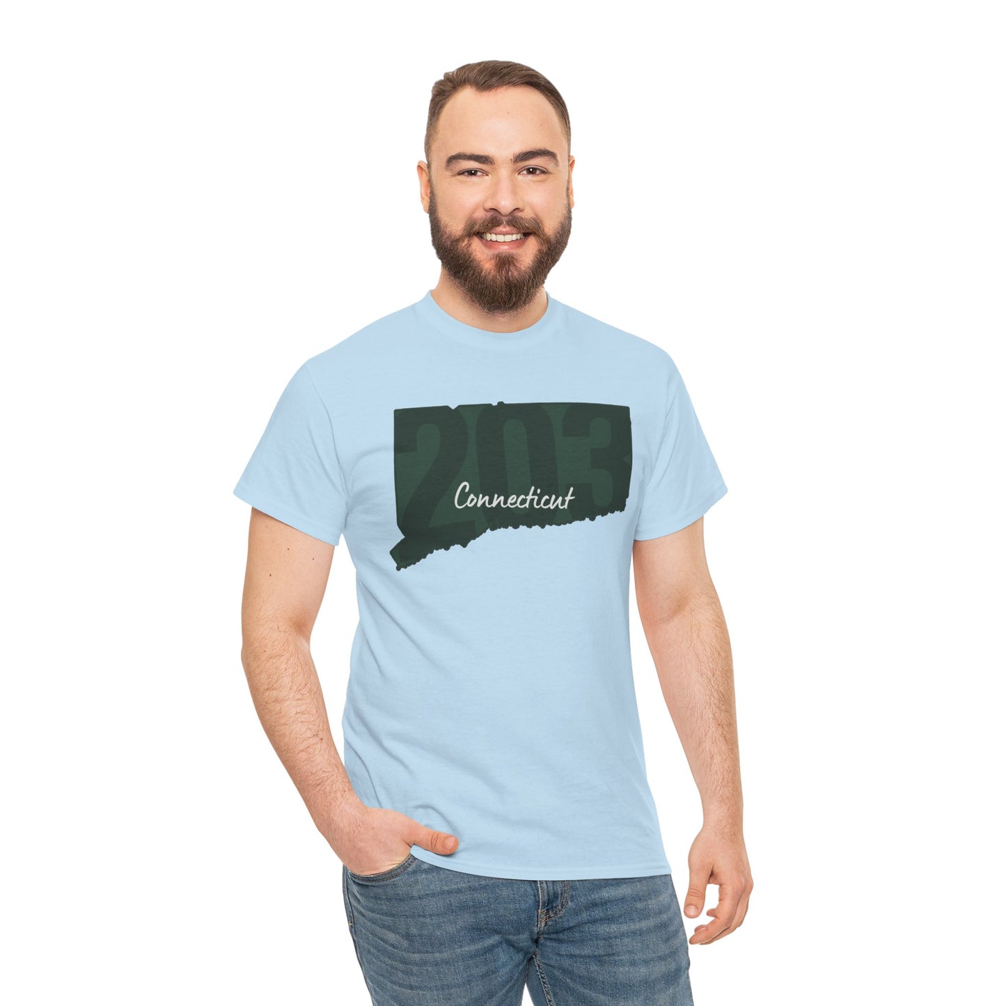 Connecticut Area Code 203 Tee | Graphic State CT T-shirt