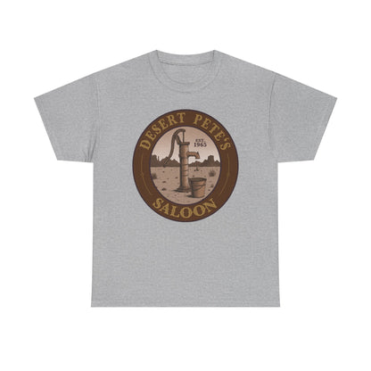 Desert Petes Saloon Kingston Trio inspired Tee sepia | Old Western Desert Pump