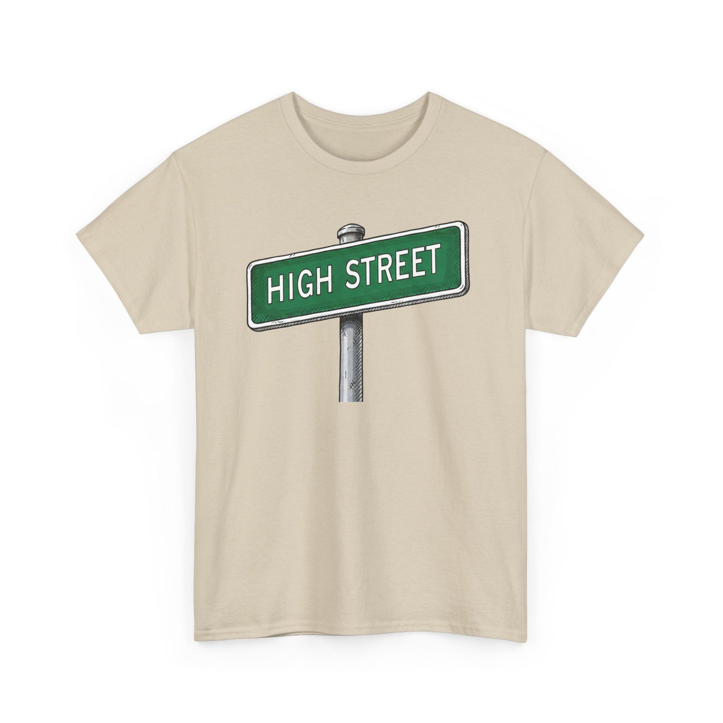 High Street Sign Tee | Vintage Urban Graphic Tee