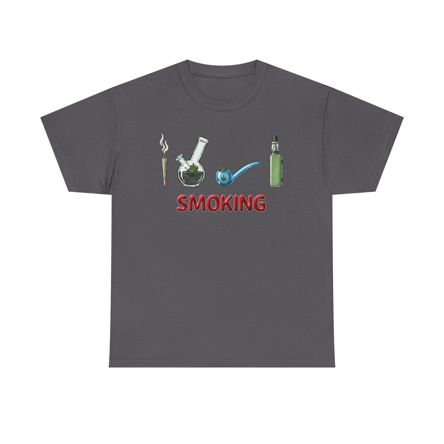 Smoking Paraphernalia Tee | Joint, Bong, Pipe, Vape Illustration