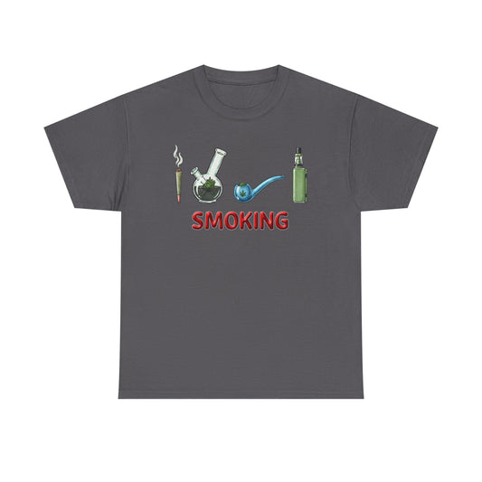 Smoking Paraphernalia Tee | Joint, Bong, Pipe, Vape Illustration