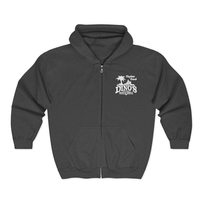 2 Sided Zip-Hoodie | Dino's Bar & Grill | Daytona Beach