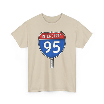Interstate 95 Sign Tee | Vintage Urban Graphic I95 T-shirt