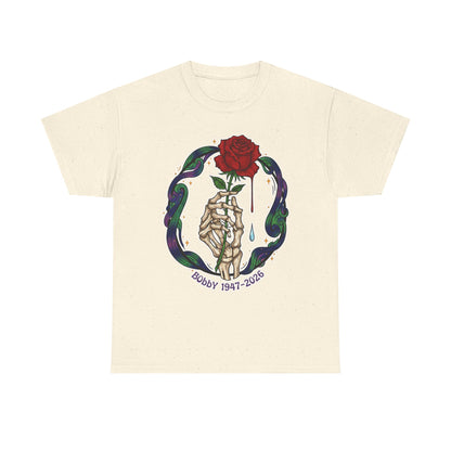 Bobby Weir T-Shirt Crying Rose | Bobby 1947-2026 | Memorial Graphic Tee