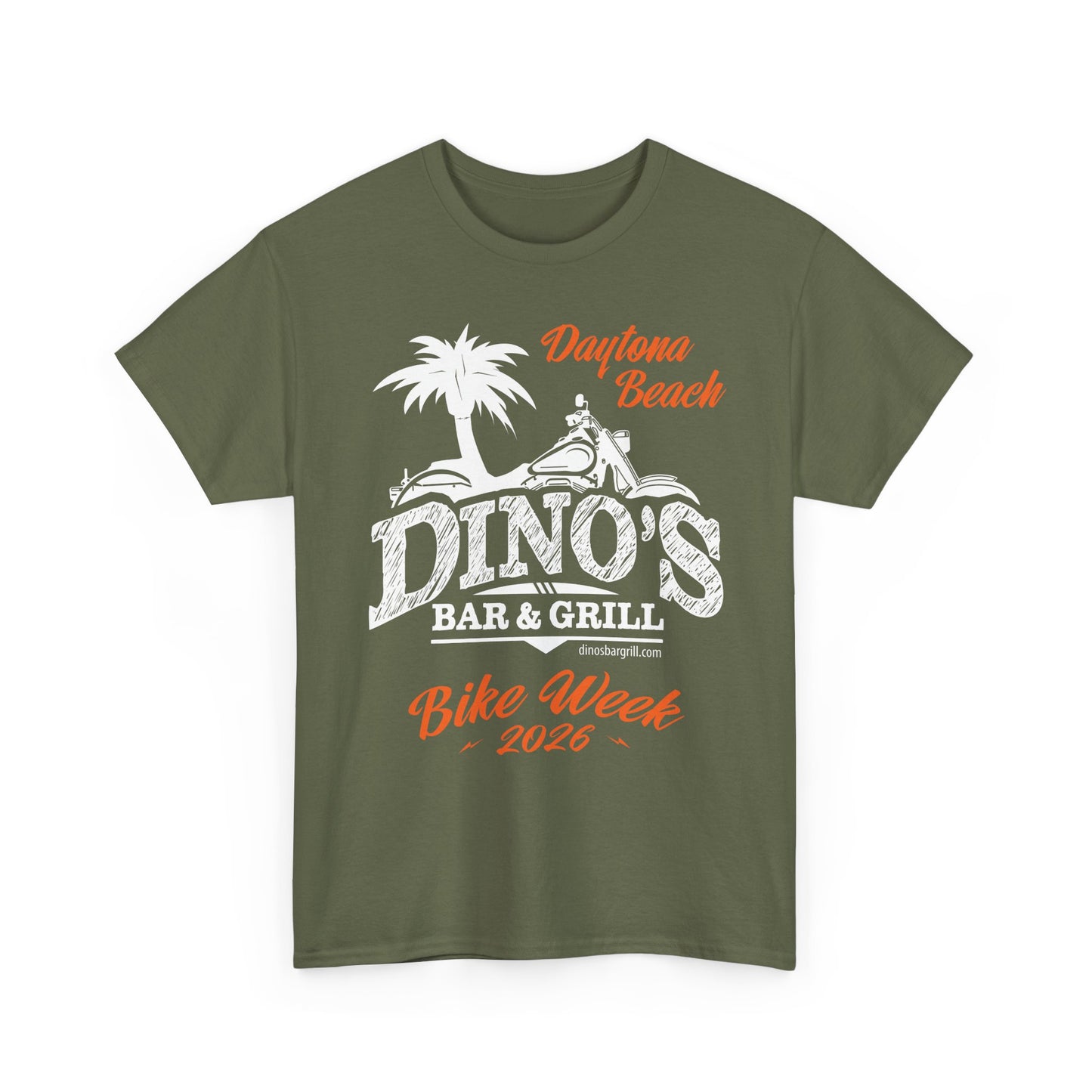 1-Sided Tee | Bike Week 2026 | Dino's Bar & Grill | Daytona Beach