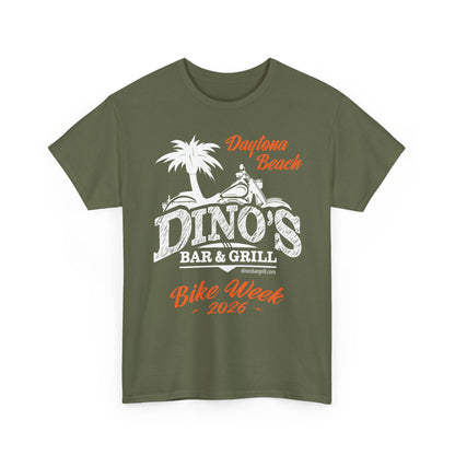 1-Sided Tee | Bike Week 2026 | Dino's Bar & Grill | Daytona Beach