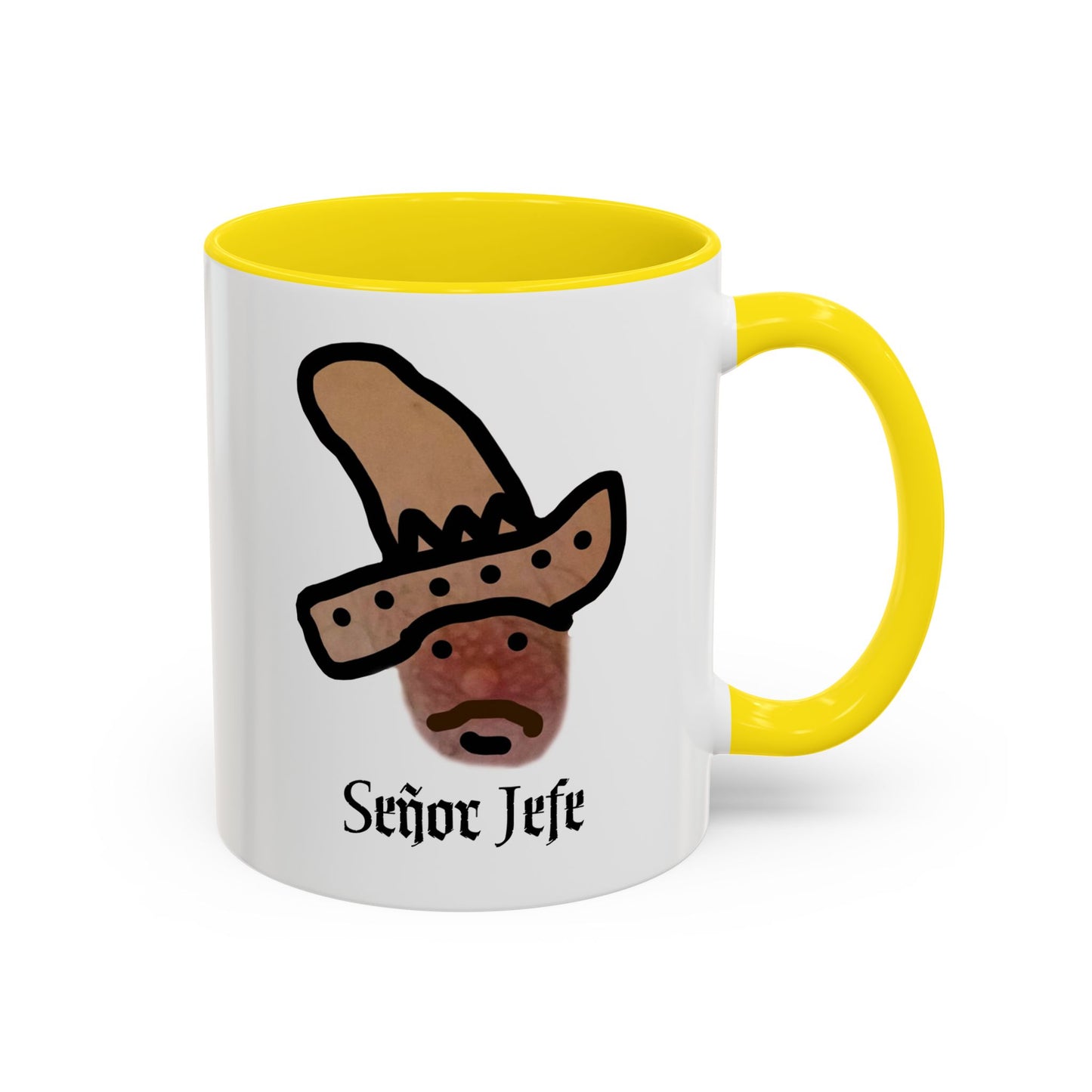 Señor Jefe Sombrero face accent coffee mug | 11oz | Buy Me!