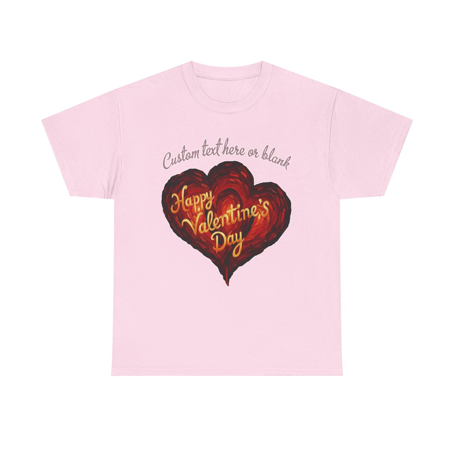 Valentines Day CUSTOMIZABLE | Van Gogh style heart | Personalized T-shirt