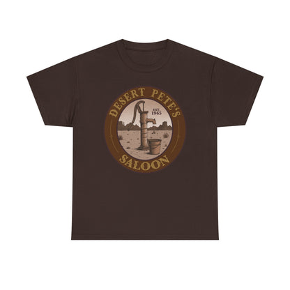Desert Petes Saloon Kingston Trio inspired Tee sepia | Old Western Desert Pump