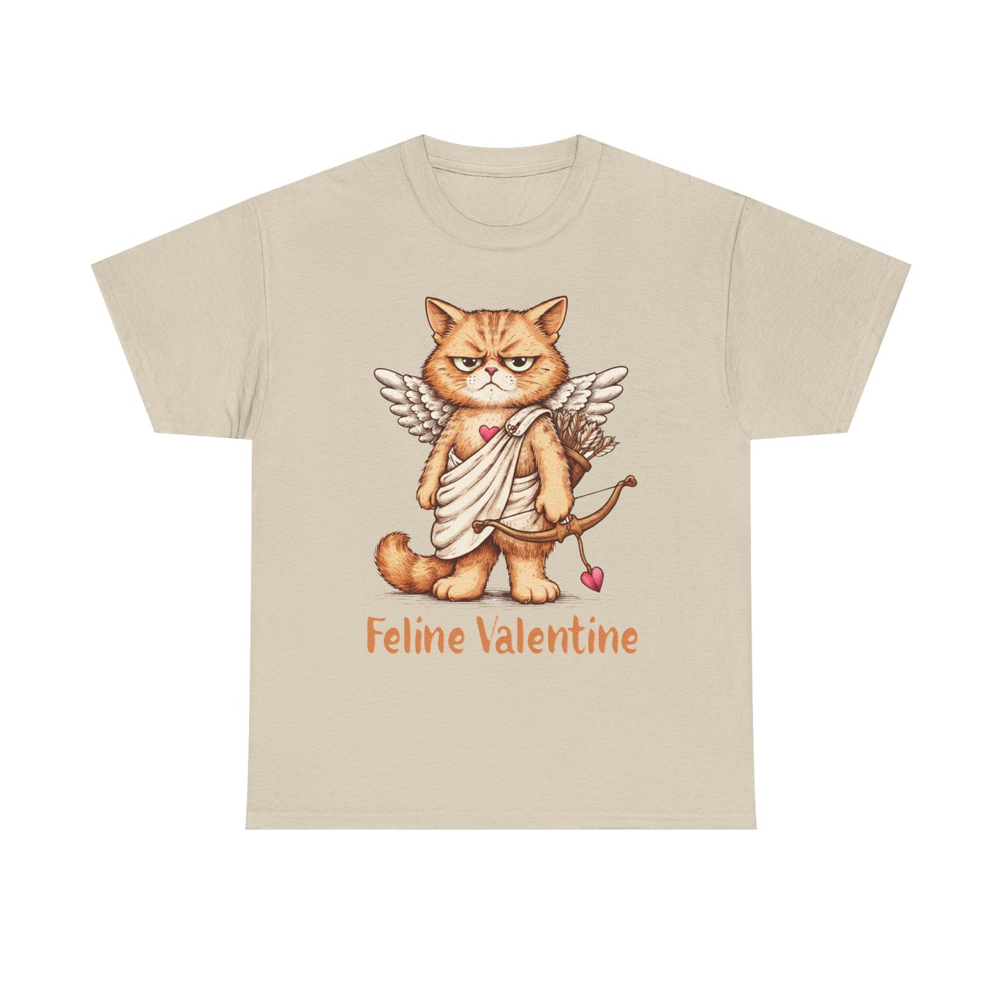 Valentines Day ! Feline Valentine Tee | Grumpy Cat Cupid | Valentines Gift