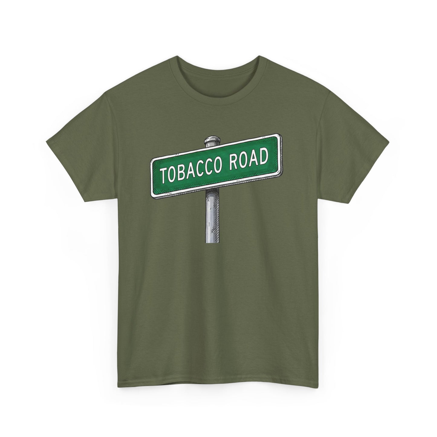 Tobacco Road Street Sign Tee | Vintage Urban Graphic Tee