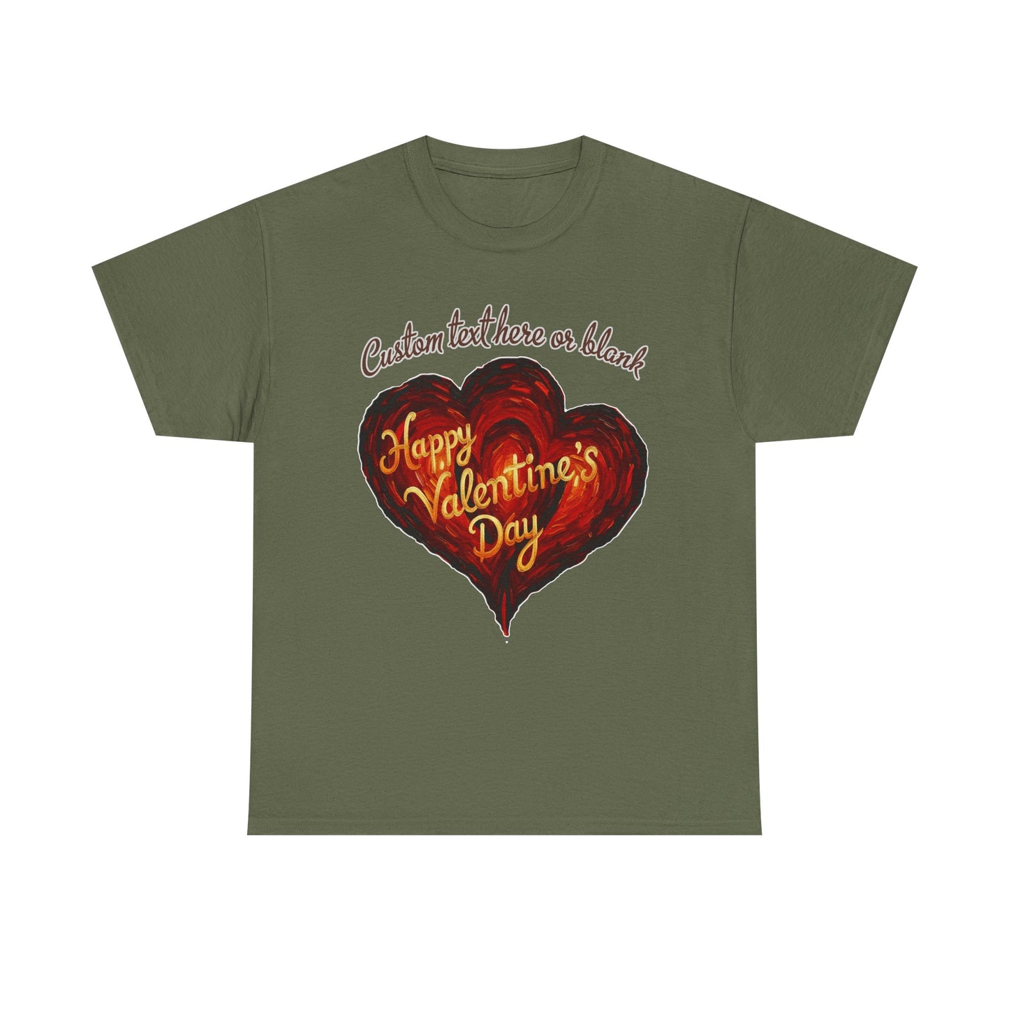 Valentines Day CUSTOMIZABLE | Van Gogh style heart | Personalized T-shirt