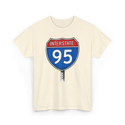 Interstate 95 Sign Tee | Vintage Urban Graphic I95 T-shirt