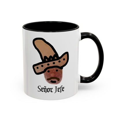 Señor Jefe Sombrero face accent coffee mug | 11oz | Buy Me!
