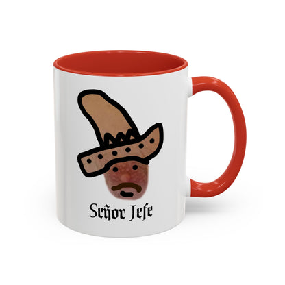 Señor Jefe Sombrero face accent coffee mug | 11oz | Buy Me!