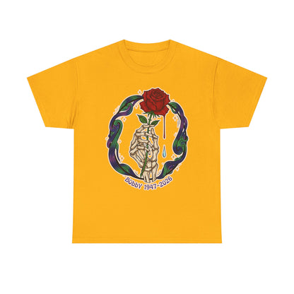 Bobby Weir T-Shirt Crying Rose | Bobby 1947-2026 | Memorial Graphic Tee