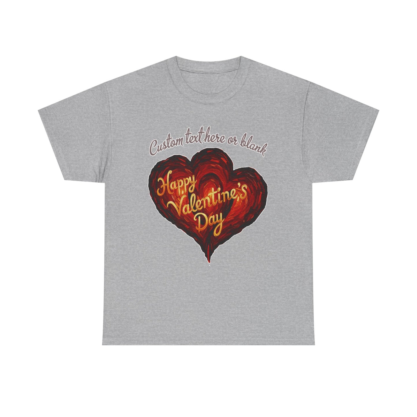 Valentines Day CUSTOMIZABLE | Van Gogh style heart | Personalized T-shirt