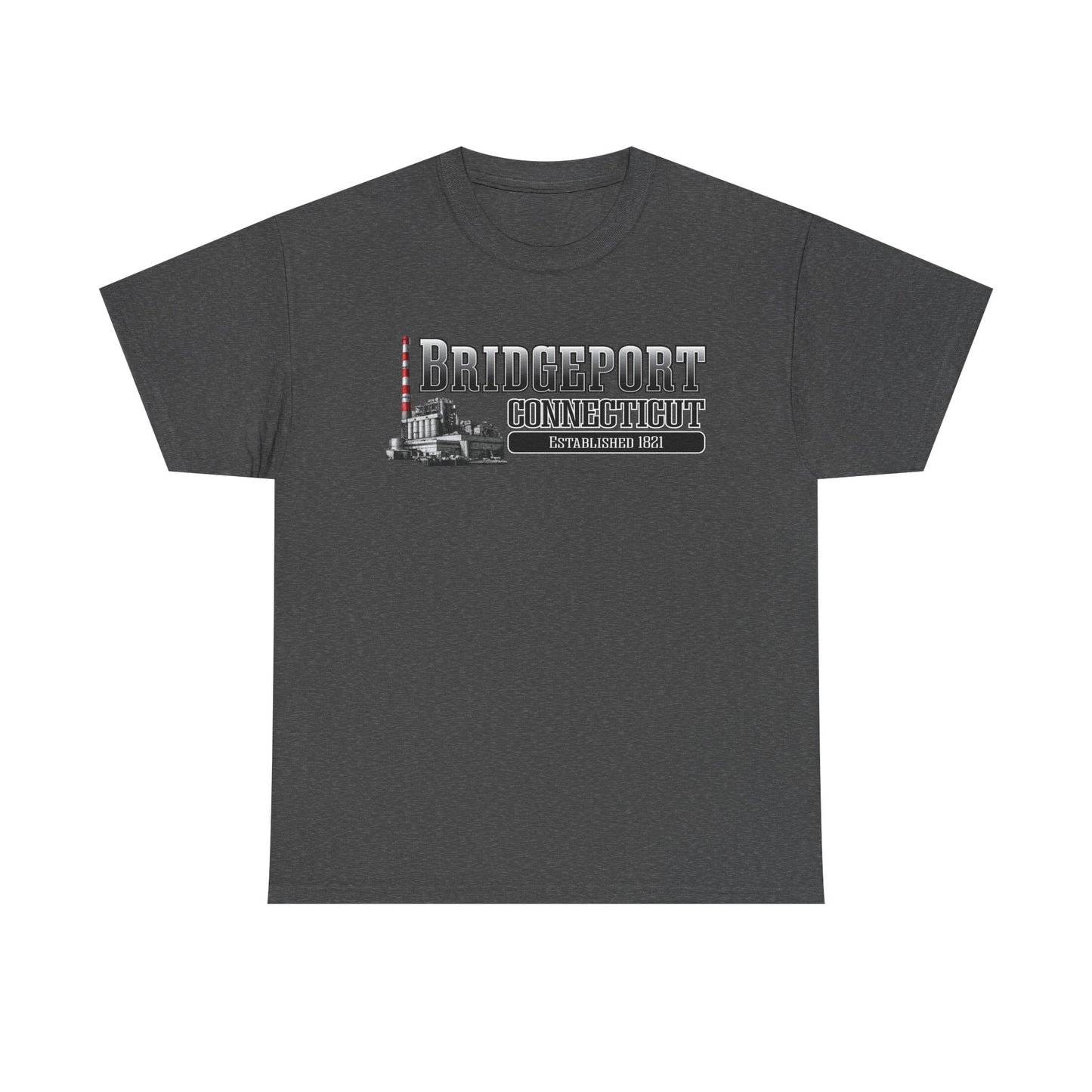 Bridgeport Connecticut Smokestack T-Shirt | Established 1821
